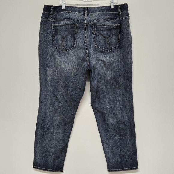 11 NWT CALVIN KLEIN SLOUCHY SKINNY JEANS WOMEN'S PLUS SIZE 20W - Picture 2 of 8